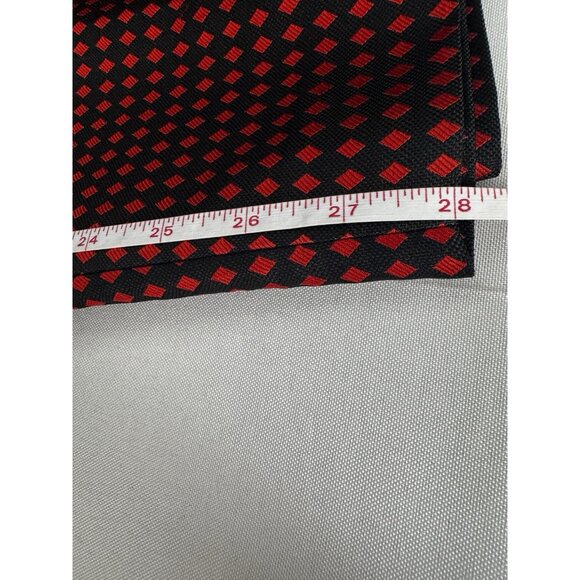 Kate Spade Womens 12 Avery Ankle Trousers Red Black Jacquard Preppy Academia Fit - Picture 10 of 11